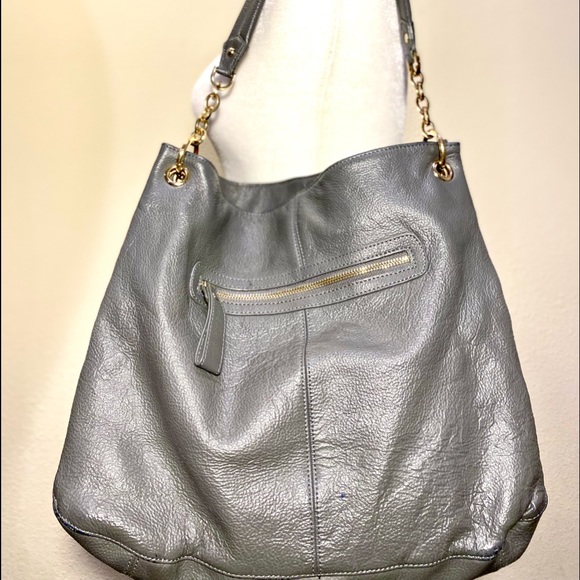 Cuore & Pelle Genuine Pebble Leather Hand Bag  Shoulder Purse - Picture 6 of 17